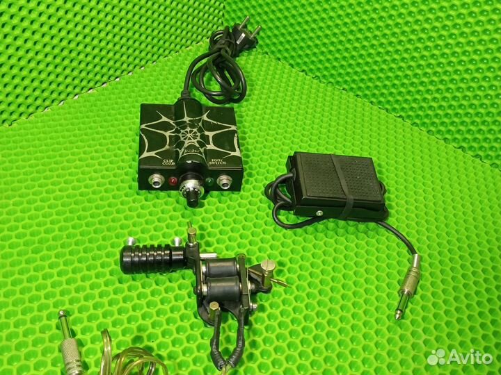 Машинка для татуировки индукционная с блоком