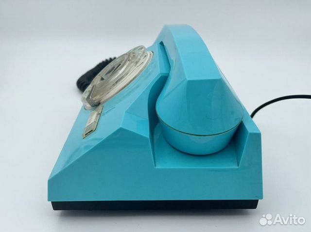 Домашний телефон СССР 1999 голубой объявление продам