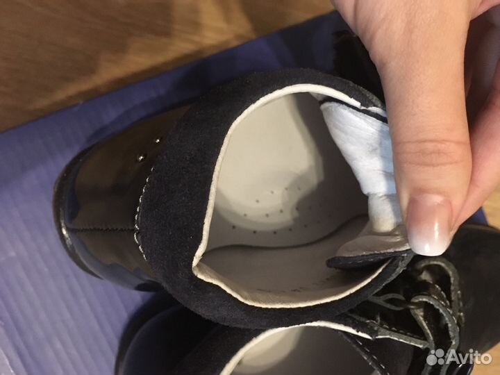 Ботинки демисезонные натуралка