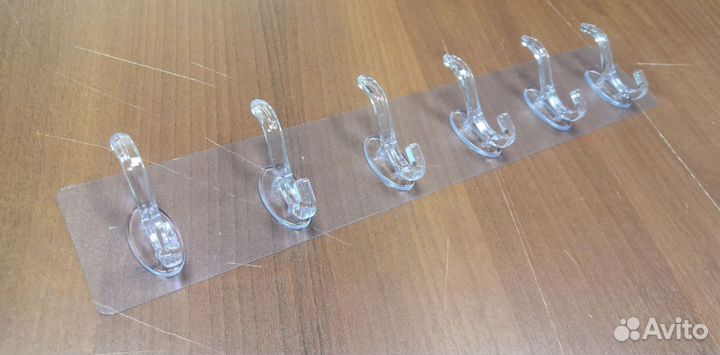 Крючки самоклеющиеся 6 в 1