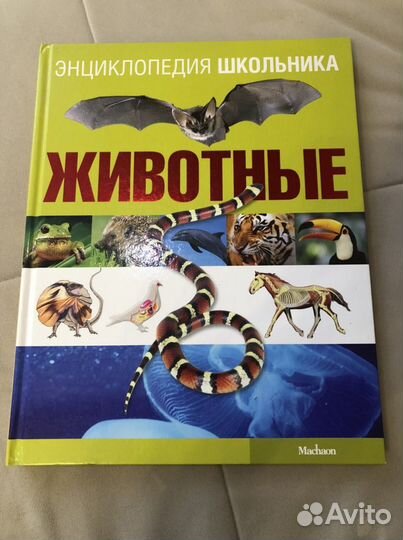 Энциклопедия школьника «Животные», атлас по биолог
