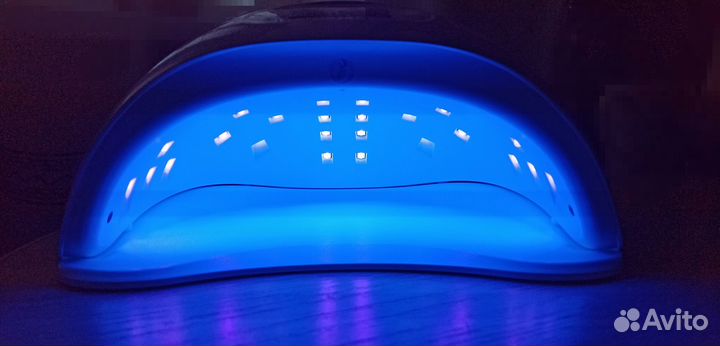 Гибридная лампа для сушки ногтей SUN 5 plus (Белая