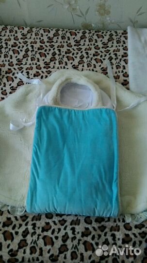 Конверт на выписку классный из овчины