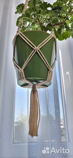 Подвесы для цветов макраме