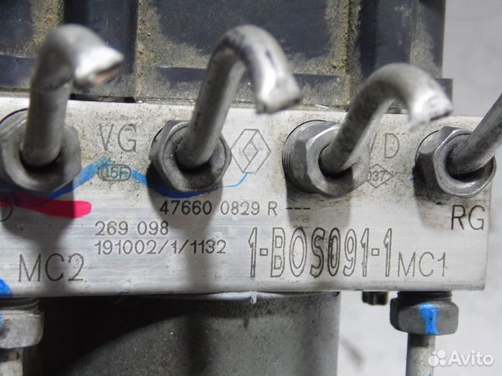 Блок абс Бош в сборе Рено Логан 2