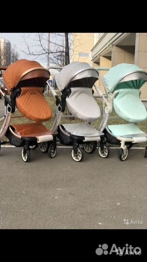 Коляска блочная 2&1 Новая