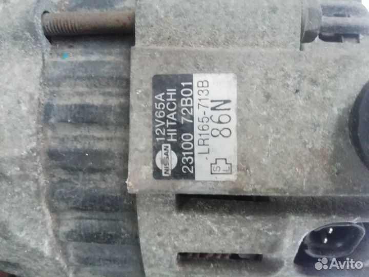 Генератор nissan 23100-72b01