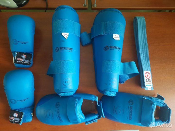 Экипировка для каратэ Best sport синяя