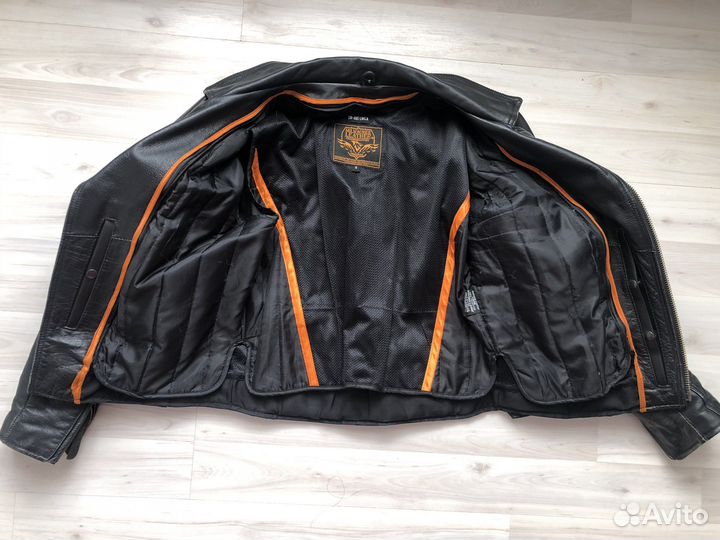 Кожаная куртка - косуха Milwaukee мотокуртка