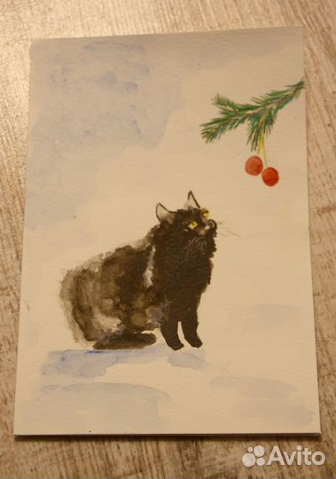 Открытка ручной работы