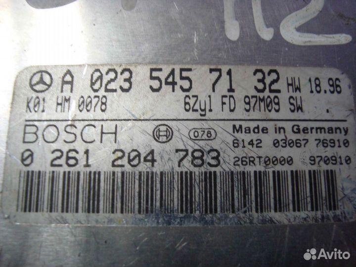 Блок управления двигателем W463 M112 A0235457132