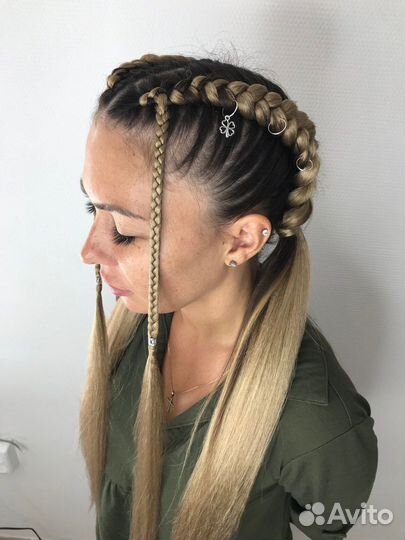 Плетение кос (с канеколоном и без)