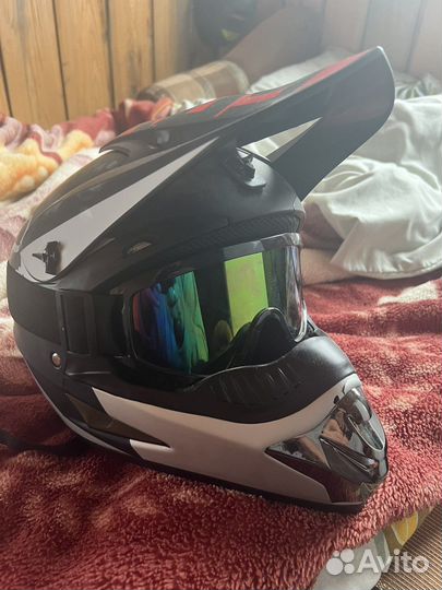 Мотошлем кроссовый