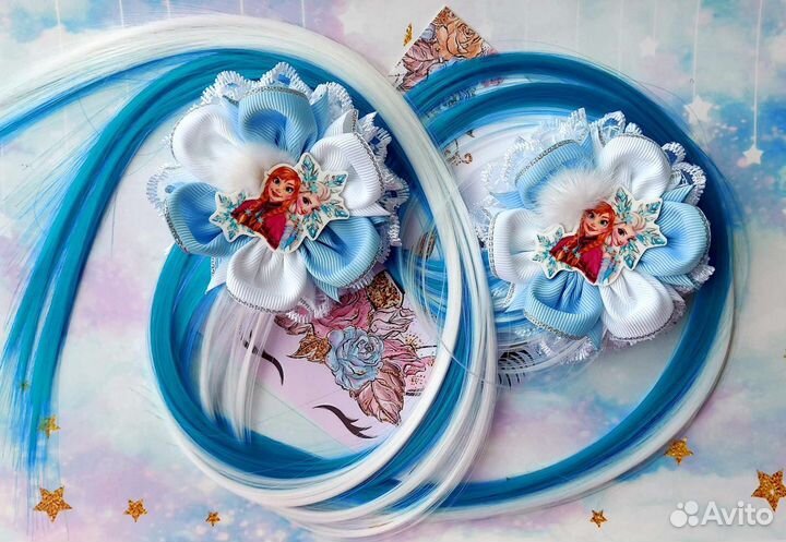 Заколки с локонами