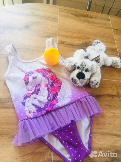 Купальник для девочки слитный