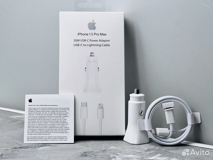 Автомобильное зарядное устройство Apple