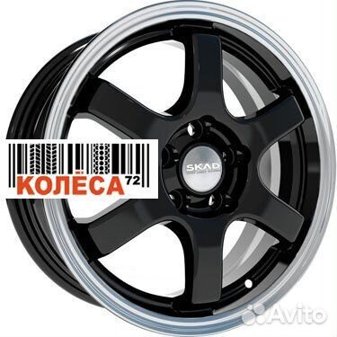 Skad Киото 6x15 4x100 ET38 Dia67.1 Антрацит алмаз