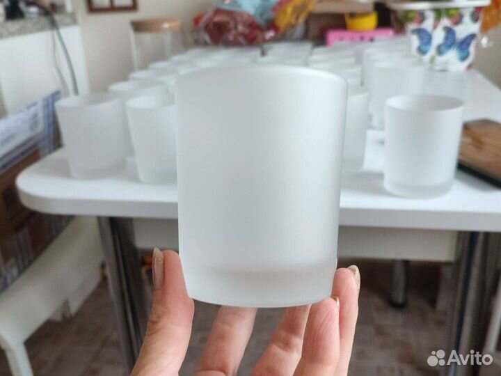 Стакан для свечей матовый