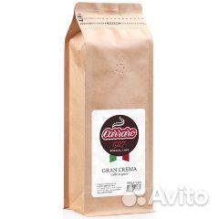 Кофе carraro Гран Крема 1000г зерно