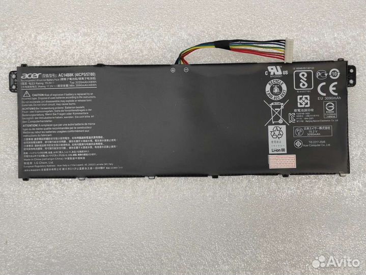 Аккумулятор для ноутбука Acer ac14b8k