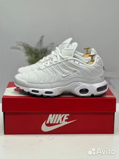 Кроссовки nike air max tn plus белые