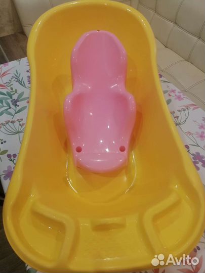 Ванночка для купания с горкой