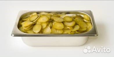 Огурцы маринованные для хот-догов резаные слайсами