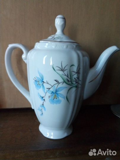 Винтажный форфоровый кофейный сервиз чсср