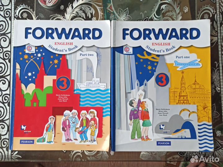 Учебник-английский язык, 3 класс, 2 части