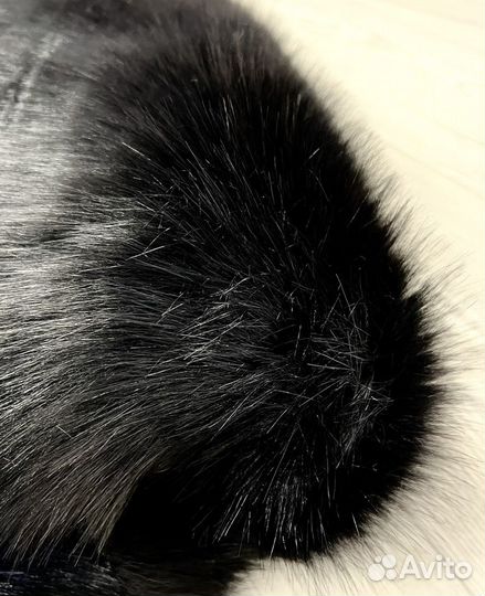 Искусственный мех чёрный