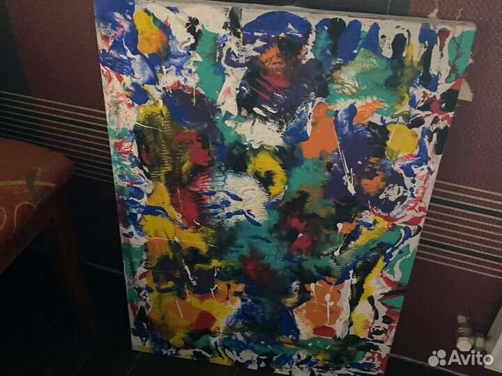 Картины цветы и абстракция акрил