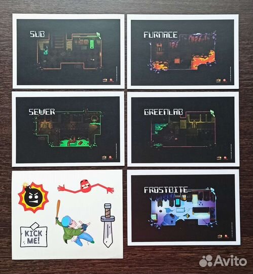 Карточки и плакаты по игре Neuro Voider