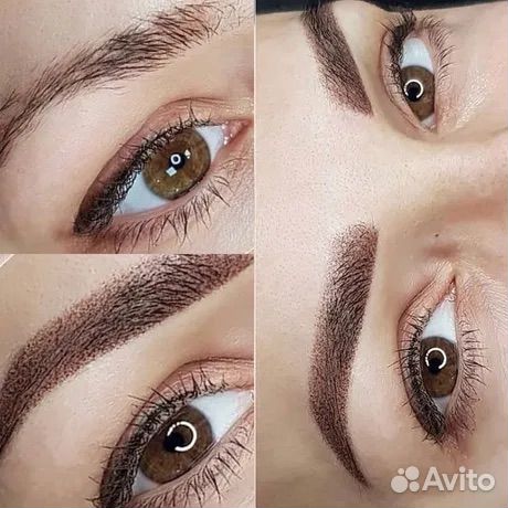 Перманентный макияж бровей губ и век татуаж