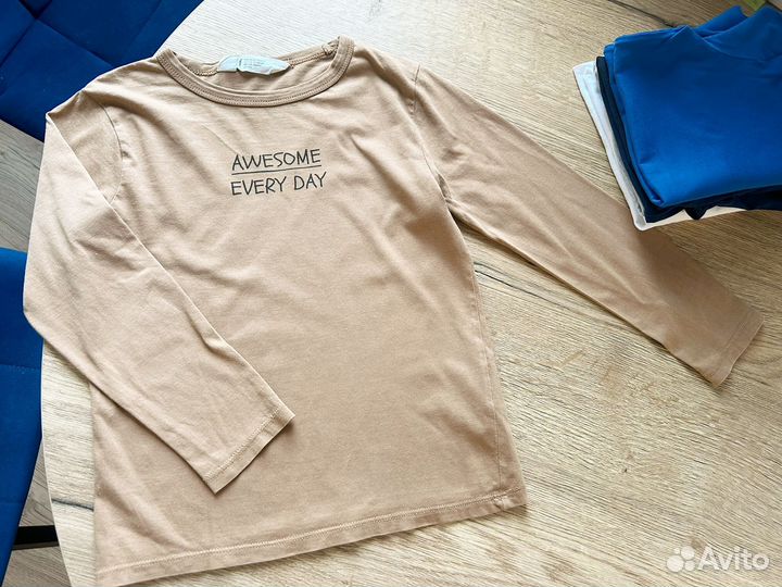 Лонгсливы hm 110/116 5 шт