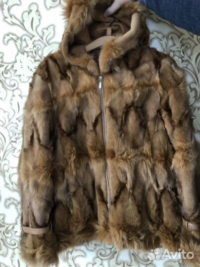 Шуба лисья 46