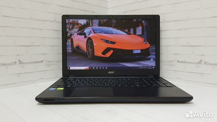 Игровой ноутбук Aсer 4потока/2видеокарты/4Gb/SSD