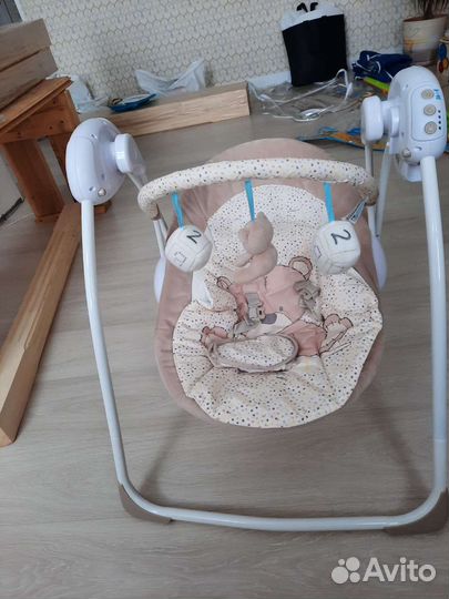 Детские электронные качели для новорожденных