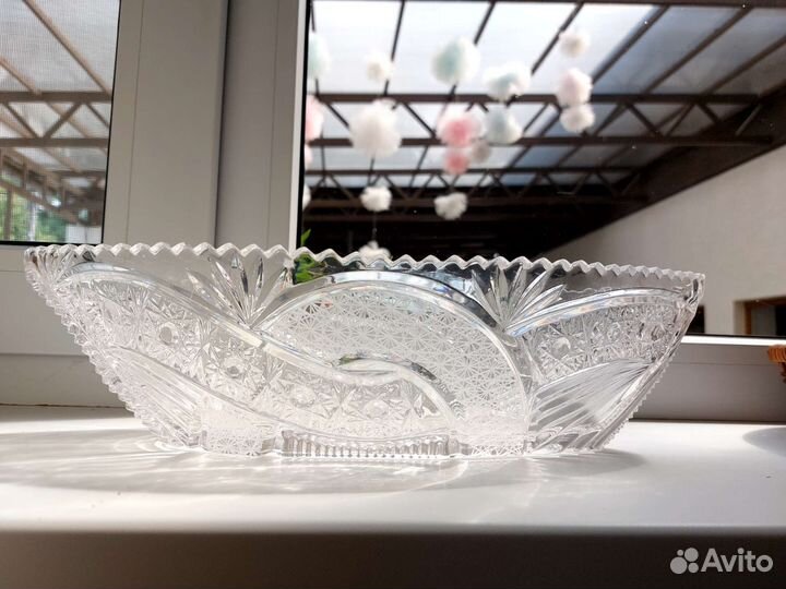 Салатник хрустальный СССР