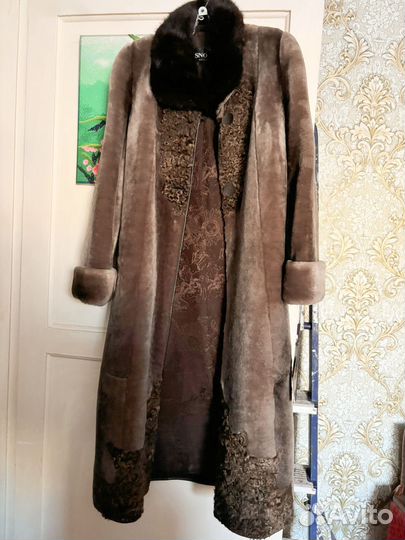 Шуба мутоновая женская