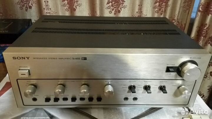 Усилитель интегральный sony тa-4650 V-FET 220V