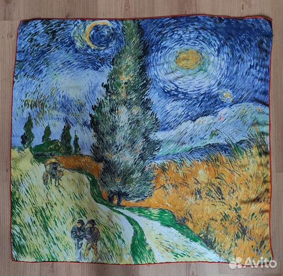 100 шёлк. Платок или картина в рамку