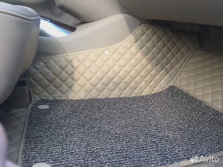 Автомобильные 3D коврики из экокожи 3Д автоковрики