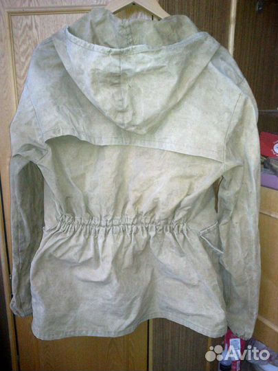 Куртка штормовка брезентовая с капюшоном