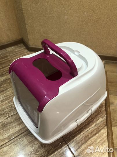 Кошачий лоток закрытый