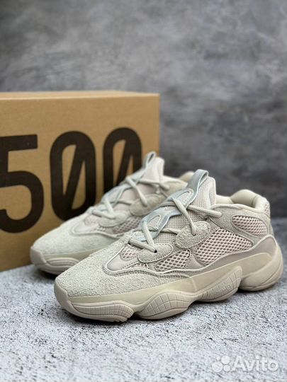 Кроссовки Adidas Yeezy 500 Bone White