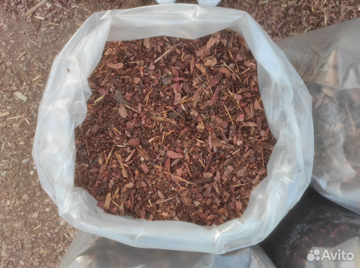 Мульча кора лиственницы и сосны