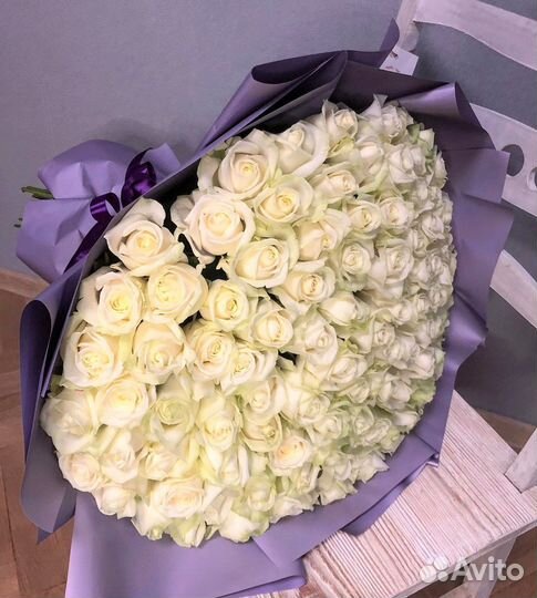Белые Розы в Букетах для Девушки с Доставкой