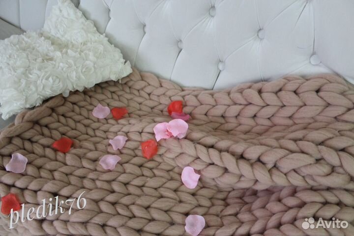 Плед из шерсти мериноса