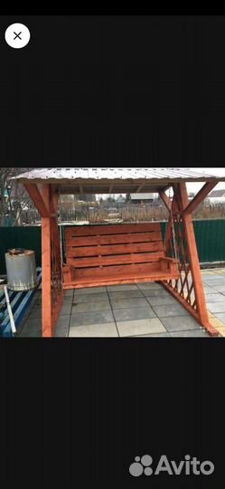 Садовые качели новые