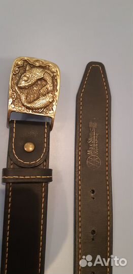 Ремень ручной работы кожаный 40мм
